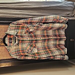 Nautica Plaid Cotton Button Down